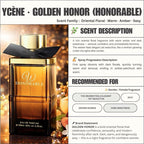 HONORABLE GOLDEN - YCÈNE HONORABLE Collection 100ML Luxurious Female EDP Perempuan Perfume with 5-8 Hours Long Lasting Fragrance with dupe perfume Scents