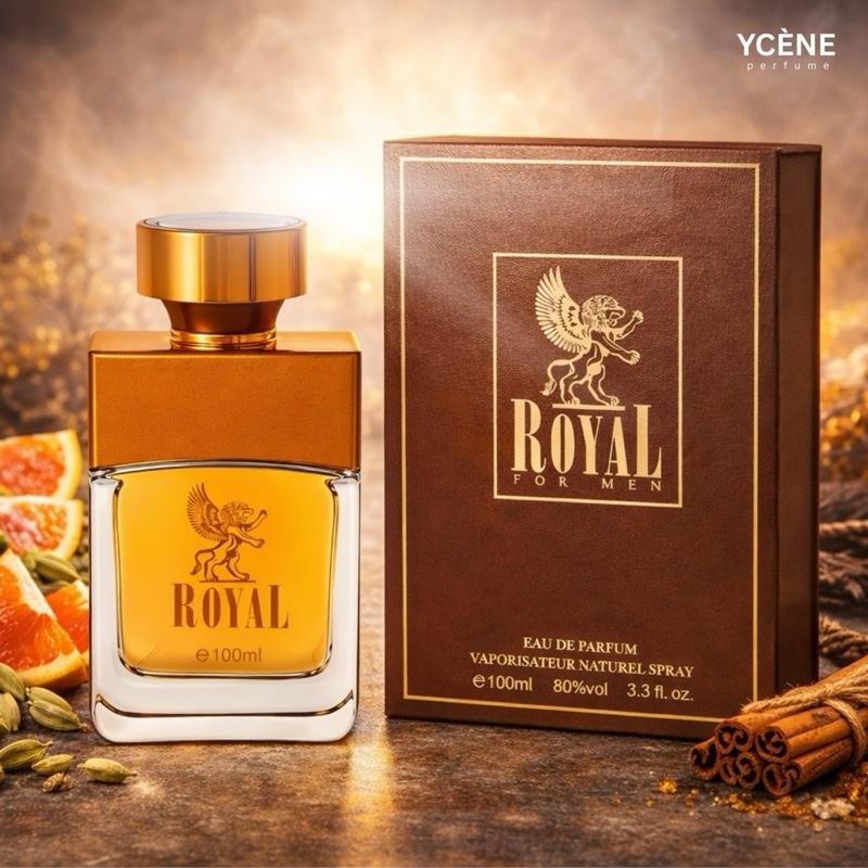 ROYAL LION GOLD - Ycène ROYAL LION Collection Luxurious Male EDP Lelaki Perfume with 5-8 Hours Long Lasting Fragrance with dupe perfume Scents