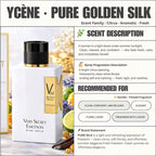PURE GOLDEN SILK - YCÈNE VSE Collection 100Ml Luxurious Female EDP Luxury Quality Perempuan Perfume with 5-8 Hours Long Lasting Fragrance with dupe perfume Scents SELLION