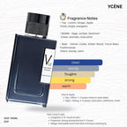 SHADOW FADE - Ycene VSE Collection Luxurious Male EDP Luxury Quality Lelaki Perfume with 5-8 Hours Long Lasting Fragrance with dupe perfume Scents SELLION