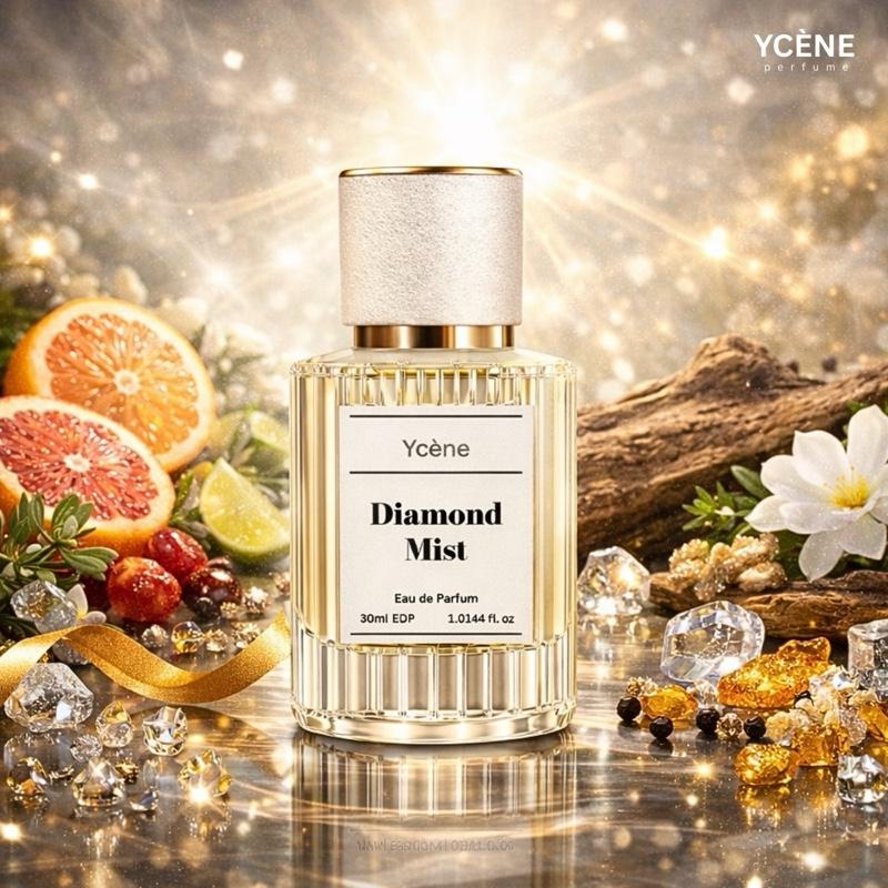 DIAMOND MIST - Ycène 30ML Luxurious Unisex Male Female’s EDP Perfume with 5-8-Hours Long Lasting Fragrance with dupe perfume Scents