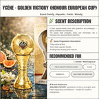 (TODAY SPECIAL) - GOLD VICTORY Ycène HONOUR EUROPEAN CUP Collection Luxurious Male EDP Lelaki Perfume with 5-8 Hours Long Lasting Fragrance with dupe perfume Scents SELLION
