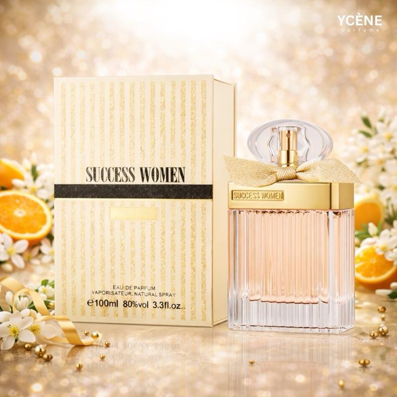 Golden Success Women  - YCÈNE SUCCESS Collection Luxurious 100ML Female EDP Perempuan Perfume with 5-8Hours Long Lasting Fragrance with dupe perfume Scents