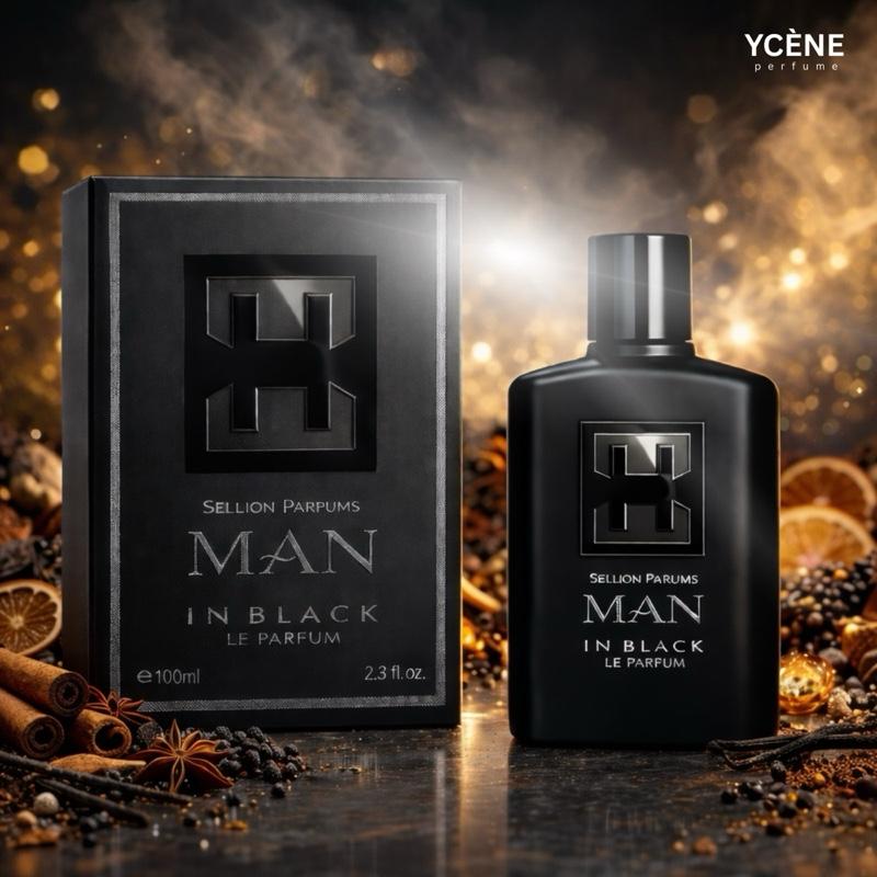 (TODAY SPECIAL) MAN IN BLACK - YCÈNE H.PARFUM Collection 100ML Luxurious Male EDP Lelaki Perfume with 5-8 Hours Long Lasting Fragrance with dupe perfume Scents