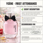 FIRST ATTENDANCE - YCÈNE PANDAEYES Collection Luxurious Female EDP Perempuan Perfume with 5-8 Hours Long Lasting Fragrance with dupe perfume Scents