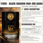(NEW) MRDARK BLACK - Ycène MRDARK Collection Luxurious Male EDP Lelaki Perfume with 5-8 Hours Long Lasting Fragrance with dupe perfume Scents SELLION