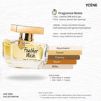 GOLDEN FEATHER - Ycène FEATHER WISH Collection Luxurious Female EDP Perempuan Perfume with 5-8 Hours Long Lasting Fragrance with dupe perfume Scents SELLION