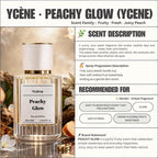 PEACHY GLOW - Ycène 30ML Luxurious Unisex EDP Perfume with 8-Hours Long Lasting Fragrance with dupe perfume Scents