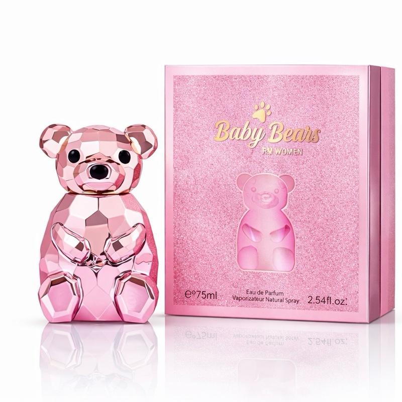 PINK BABY BEAR - Ycène BABYBEAR Collection Luxurious 75ML Female EDP Luxury Quality Perfume with 5-8 Hours Long Lasting Fragrance with dupe perfume Scents SELLION