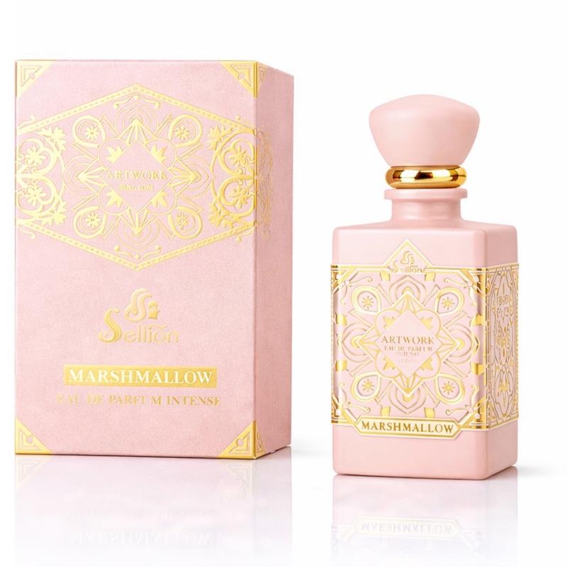 ARTWORK MASHMALLOW - YCÈNE ARTWORK Collection Luxurious 100ML Female EDP Perempuan Perfume with 5-8 Hours Long Lasting Fragrance with dupe perfume Scents SELLION