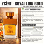 ROYAL LION GOLD - Ycène ROYAL LION Collection Luxurious Male EDP Lelaki Perfume with 5-8 Hours Long Lasting Fragrance with dupe perfume Scents