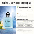 WITH ME SKY BLUE - Ycène WITHME Collection Luxurious Male EDP Luxury Quality Perfume with 5-8 Hours Long Lasting Fragrance with dupe perfume Scents