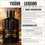 LEGEND - Ycène PANDAEYES Collection Luxurious Male EDP Lelaki Perfume with 5-8 Hours Long Lasting Fragrance with dupe perfume Scents