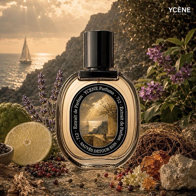 (TODAY SPECIAL) SAUVES DETOUR EON [code 712] - Ycène Collection Luxurious Male Extrait EDP Perfume with 5-8-Hours Long Lasting Fragrance with dupe perfume Scents