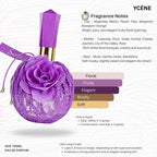 VIOLET ROSE - Ycène BEAUTY ROSE Collection Luxurious Female EDP Perempuan Perfume with 5-8 Hours Long Lasting Fragrance with dupe perfume Scents SELLION