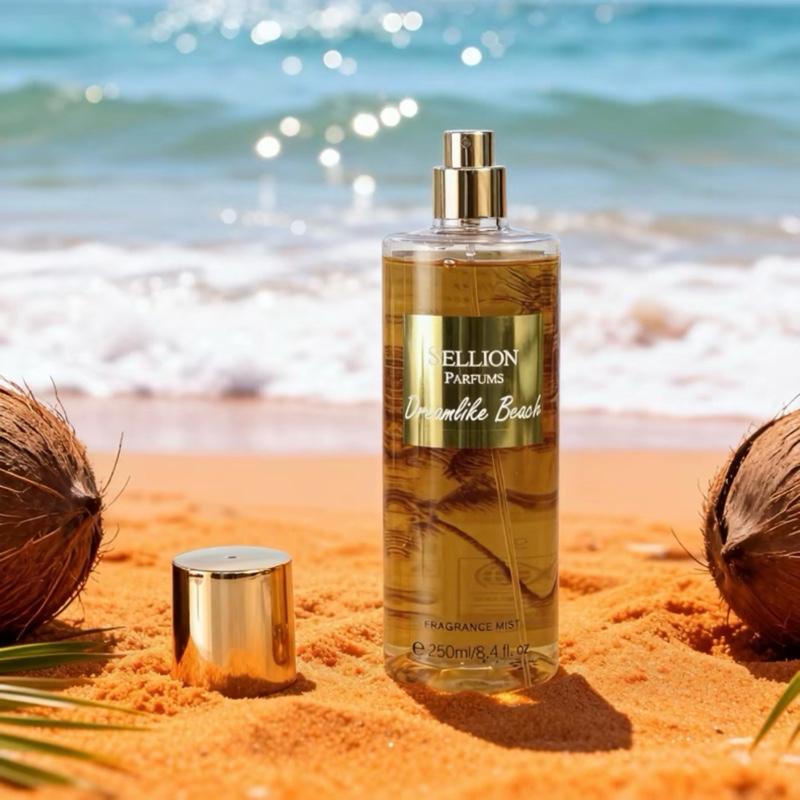 250ML Sellion Parfums Dreamlike Beach Fragrance Mist Ycène Minyak Wangi Lelaki 250ml Parfum Asal Perancis untuk Semua Jenis Kulit