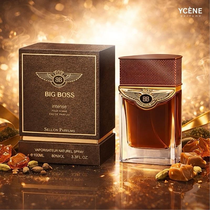 (TODAY SPECIAL) BIGBOSS BOSS AMBER - Ycène BIGBOSS Collection Luxurious Male EDP Lelaki Perfume with 5-8 Hours Long Lasting Fragrance with dupe perfume Scents SELLION
