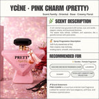 BLACK PINK PRETTY - YCÈNE PRETTY Collection Luxurious 100ML Female EDP Perempuan Perfume with 5-8Hours Long Lasting Fragrance with dupe perfume Scents