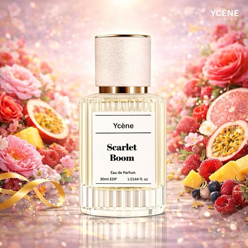 SCARLET BOOM - Ycène 30ML Luxurious Female’s EDP Perfume with 5-8-Hours Long Lasting Fragrance with dupe perfume Scents