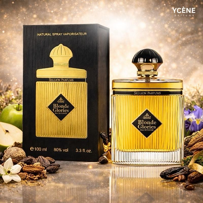 (TODAY SPECIAL) BLACK GLORY - Ycène Blonde Glories Collection Luxurious Male EDP Lelaki Perfume with 5-8 Hours Long Lasting Fragrance with dupe perfume Scents SELLION