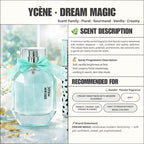 DREAM MAGIC - YCÈNE PANDAEYES Collection Luxurious Female EDP Perempuan Perfume with 5-8 Hours Long Lasting Fragrance with dupe perfume Scents