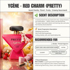 PINK CHARM - YCÈNE PRETTY Collection Luxurious 100ML Female EDP Intense Perempuan Perfume with 5-8Hours Long Lasting Fragrance with dupe perfume Scents