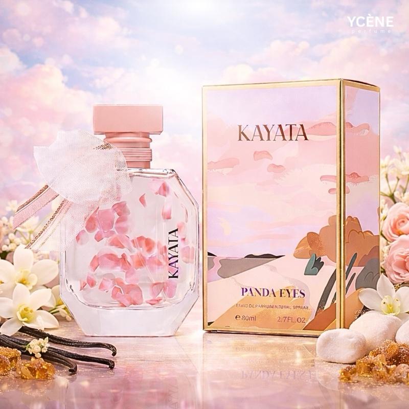 KAYATA PINK - YCÈNE PANDAEYES Collection Luxurious Female EDP Perempuan Perfume with 5-8 Hours Long Lasting Fragrance with dupe perfume Scents