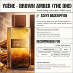 THE ONE BROWN AMBER - Ycène THE ONE Collection Luxurious Male EDP Lelaki Perfume with 5-8 Hours Long Lasting Fragrance with dupe perfume Scents Sellion
