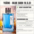 BLUE SKIN- Ycene VSE Collection Luxurious Male EDP Luxury Quality Lelaki Perfume with 5-8 Hours Long Lasting Fragrance with dupe perfume Scents SELLION