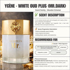 (TODAY SPECIAL) MRDARK WHITE- Ycène MRDARK Collection Luxurious Male EDP Lelaki Perfume with 5-8 Hours Long Lasting Fragrance with dupe perfume Scents SELLION