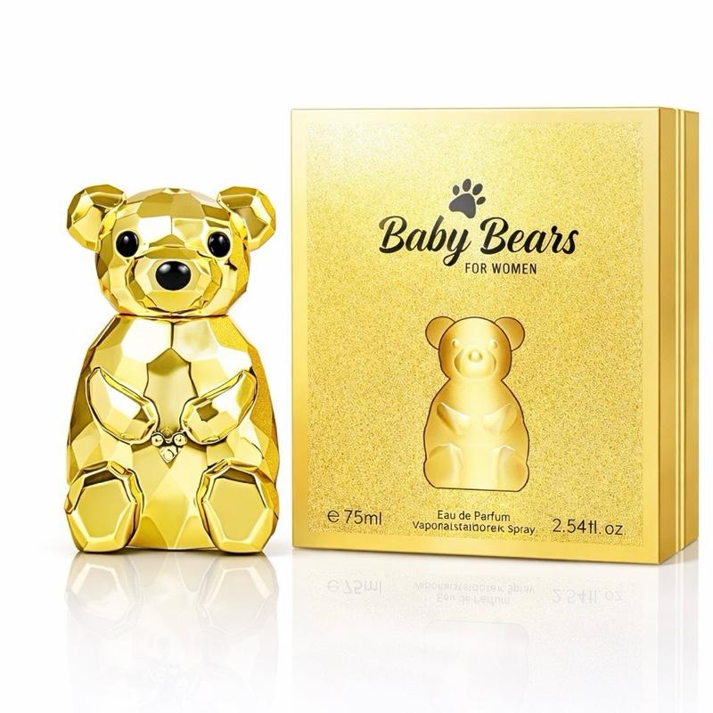 GOLDEN BABY BEAR - YCÈNE BABYBEAR Collection Luxurious 75ML Female EDP Perempuan Perfume with 5-8Hours Long Lasting Fragrance with dupe perfume Scents