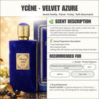 LUXURY VELVET AZURE - Ycène VELVET Collection Luxurious Male Female EDP Lelaki Perempuan Perfume with 5-8 Hours Long Lasting Fragrance with dupe perfume Scents SELLION