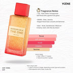THE ONE RED ROUGE - Ycène THE ONE Collection Luxurious Female EDP Perempuan Perfume with 5-8 Hours Long Lasting Fragrance with dupe perfume Scents Sellion