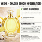 GOLDEN BLOOM - Ycène Volitation Collection Luxurious Female EDP Perempuan Perfume with 5-8 Hours Long Lasting Fragrance with dupe perfume Scents