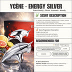 (TODAY SPECIAL) ENERGY SILVER - Ycène ENERGY Collection Luxurious Male EDP Lelaki Perfume with 5-8 Hours Long Lasting Fragrance with dupe perfume Scents
