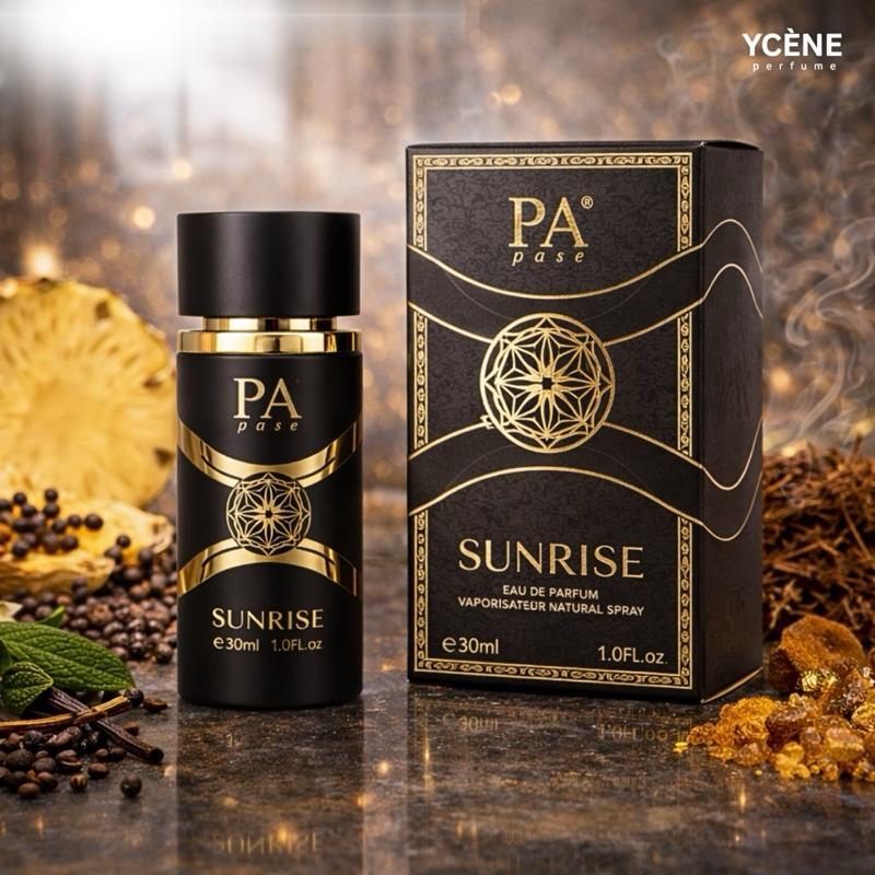(TODAY SPECIAL) SUNRISE GOLDEN BLACK - Ycène SUNRISE Collection 30ML Luxurious Male EDP Lelaki Perfume with 5-8 Hours Long Lasting Fragrance with dupe perfume Scents