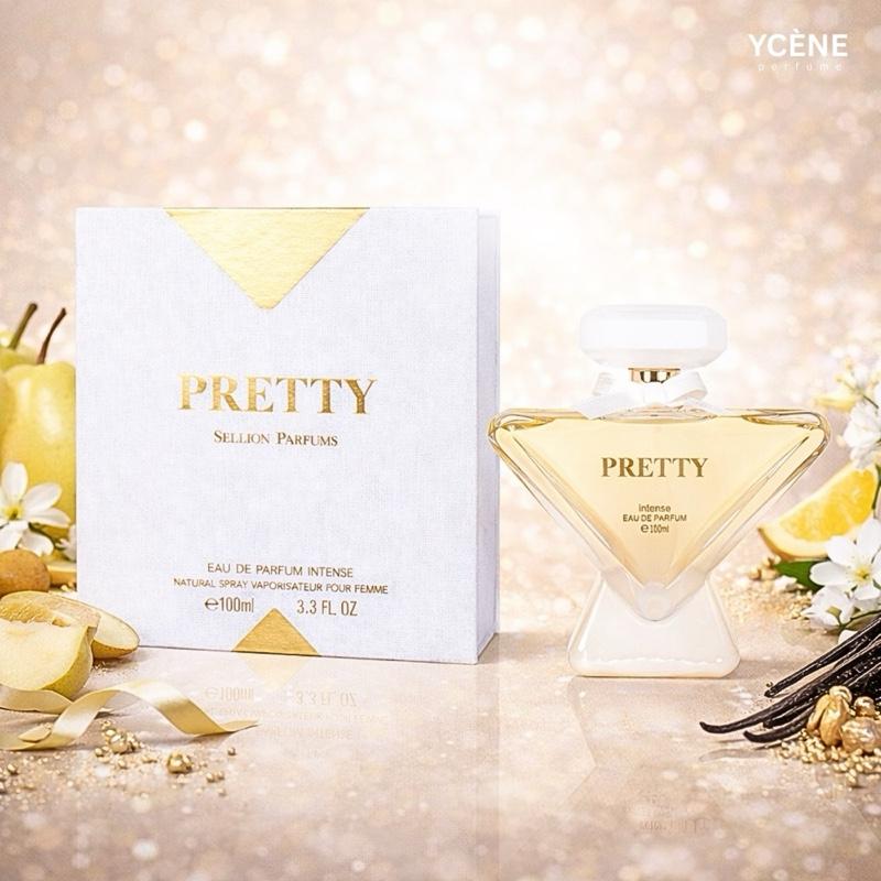 PURE VEIL - YCÈNE PRETTY Collection Luxurious 100ML Female EDP Intense Perempuan Perfume with 5-8Hours Long Lasting Fragrance with dupe perfume Scents