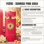 SUNRISE PINK GOLD - YCÈNE SUNRISE Collection Luxurious 100ML Female EDP Perempuan Perfume with 5-8 Hours Long Lasting Fragrance with dupe perfume Scents SELLION