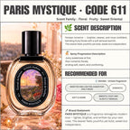 (TODAY SPECIAL) PARIS MYSTIQUE [code611] - Ycène Collection Luxurious Female Extrait EDP Perfume with 5-8-Hours Long Lasting Fragrance with dupe perfume Scents