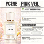 PINK VEIL - Ycène 30ML Luxurious Female’s EDP Perfume with 5-8-Hours Long Lasting Fragrance with dupe perfume Scents