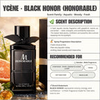 (TODAY SPECIAL) HONORABLE BLACK - YCÈNE HONORABLE Collection 100ML Luxurious Male EDP Lelaki Perfume with 5-8 Hours Long Lasting Fragrance with dupe perfume Scents