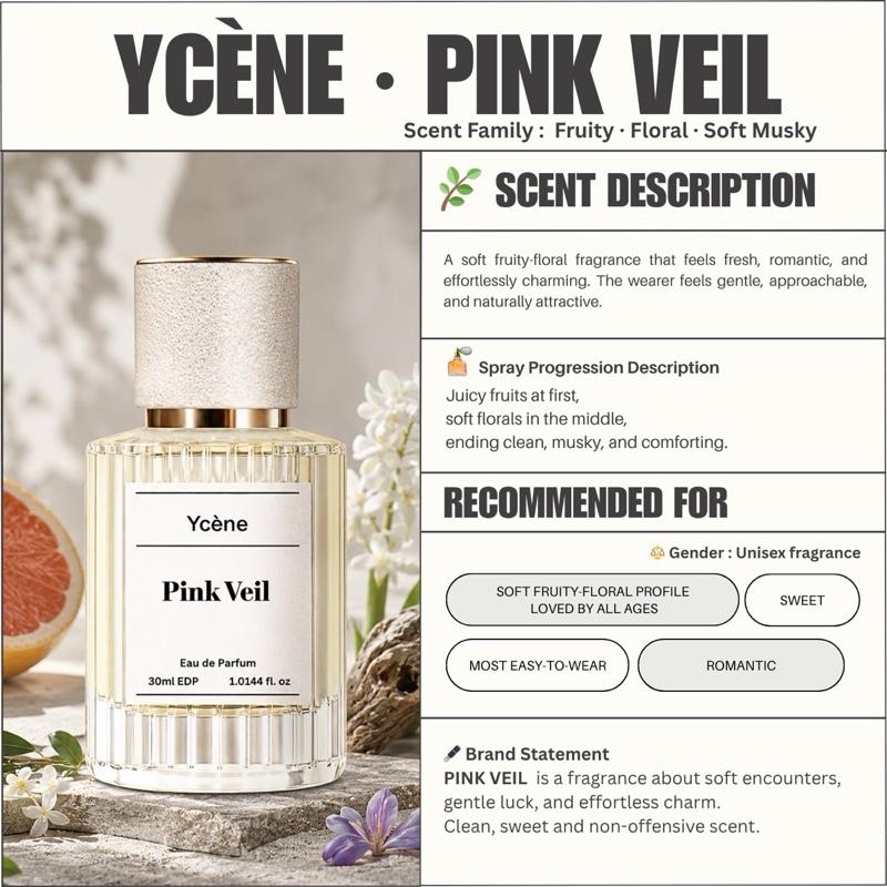 P’VEIL - Ycène 30ML Luxurious Unisex EDP Perfume with 5-8-Hours Long Lasting Fragrance with dupe perfume Scents