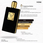 (TODAY SPECIAL) LUXURY VELVET GOLDEN BLACK - YCÈNE VELVET Collection 100ML Luxurious Male EDP Lelaki Perfume with 5-8 Hours Long Lasting Fragrance with dupe perfume Scents