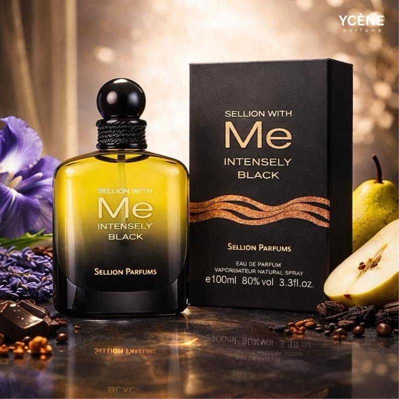 BALCK AMBER SHADOW- Ycene WITHME Collection Luxurious Male EDP Luxury Quality Perfume with 5-8 Hours Long Lasting Fragrance with dupe perfume Scents