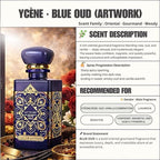 BLUE OUD - Ycène ARTWORK Collection Luxurious Male EDP Perfume with 8-Hours Long Lasting Fragrance with dupe perfume Scents