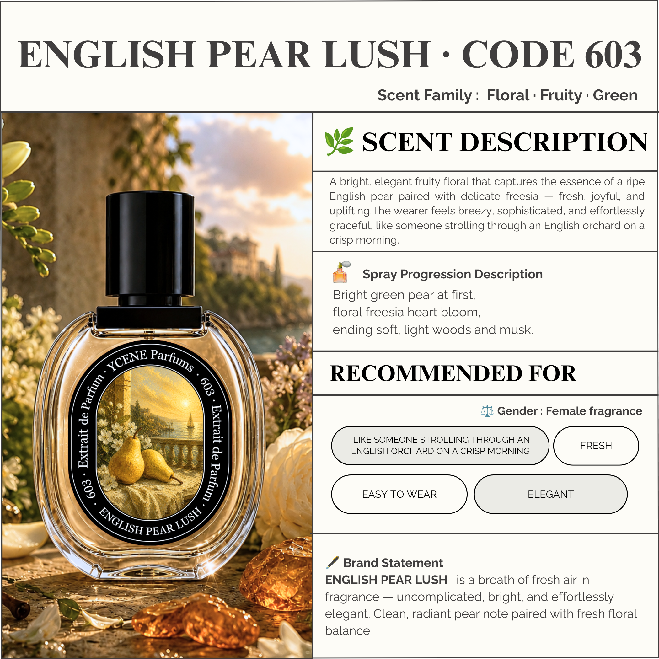 ENGLISH PEAR LUSH 603