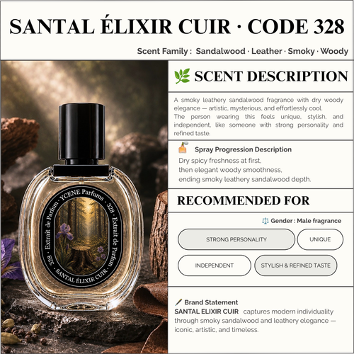 SANTAL ELIXIR CUIR 328