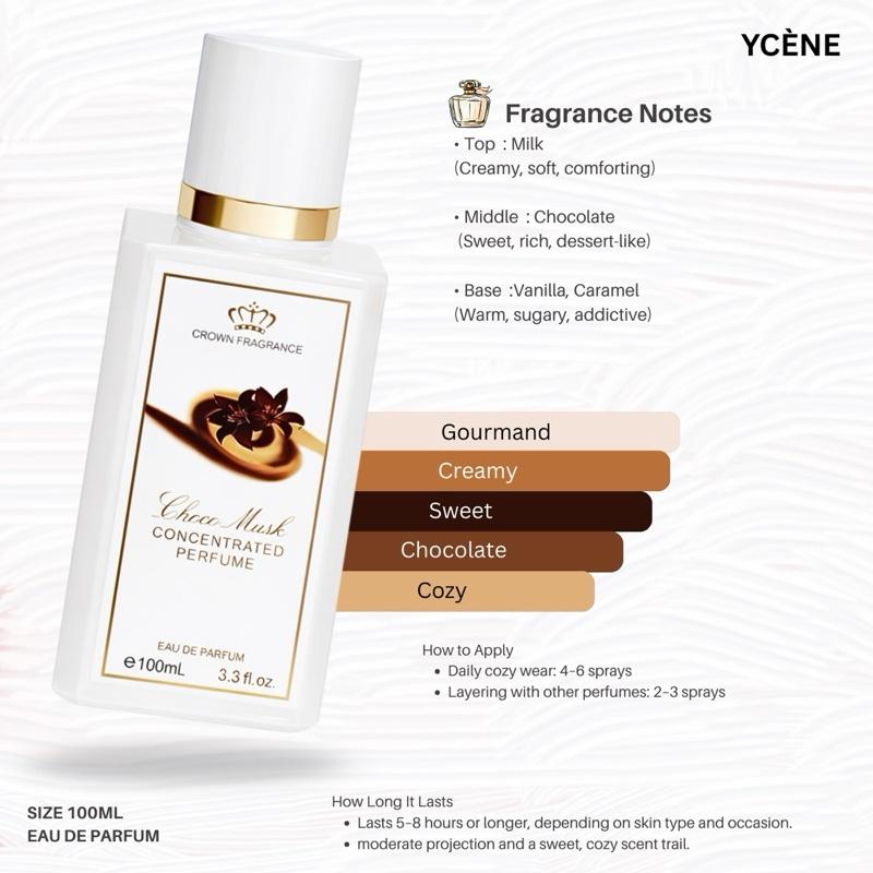 CHOCO MUSK - Ycène CHOCO MUSK Collection Luxurious Unisex EDP Unisex Perfume with 5-8 Hours Long Lasting Fragrance with dupe perfume Scents SELLION