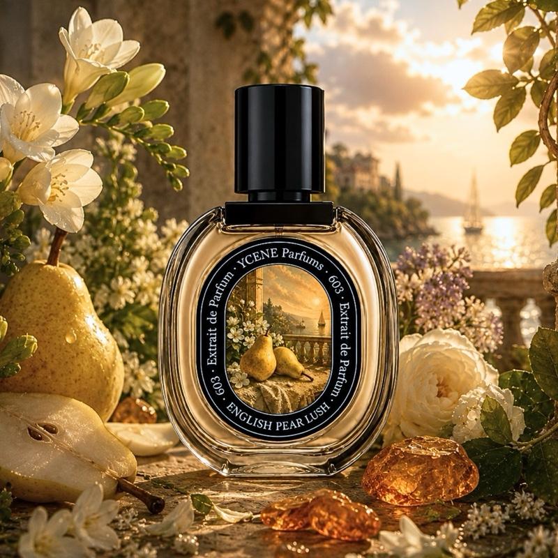 (TODAY SPECIAL) ENGLISH PEAR LUSH [code603] - Ycène Collection Luxurious Male Female Extrait EDP Perfume with 5-8-Hours Long Lasting Fragrance with dupe perfume Scents