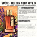 GOLDEN AURA- Ycene VSE Collection Luxurious Female EDP Luxury Quality Perfume with 5-8 Hours Long Lasting Fragrance with dupe perfume Scents SELLION